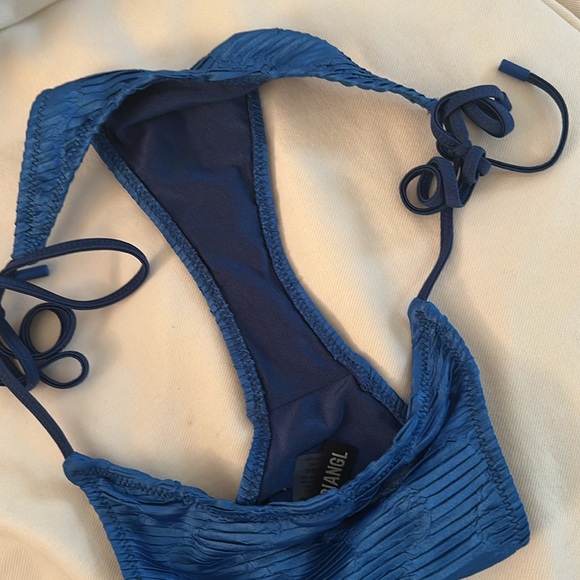 Triangl Blue Bikini & Skirt Set Size Small - Picture 13 of 13